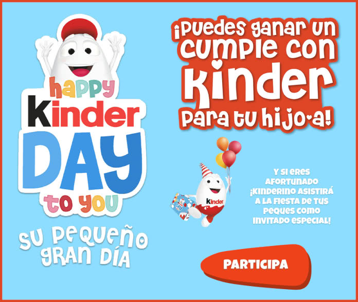 Kinder Sorteo Happy Kinder Day