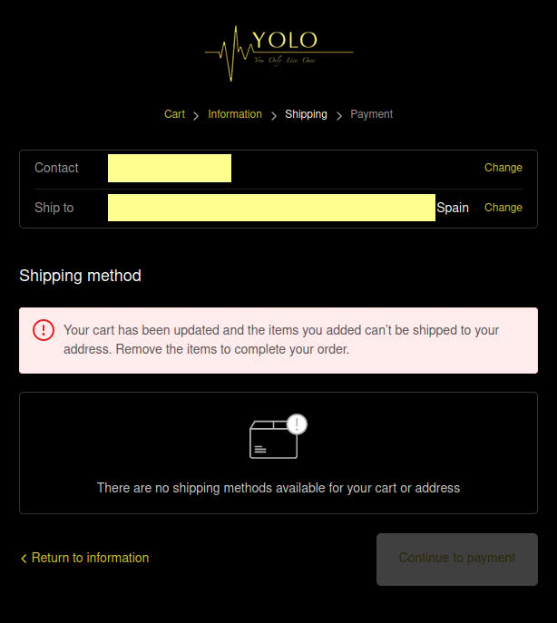 Muestras Gratis Yolo Fragrances Canadá Respuesta del Formulario a Envío a España