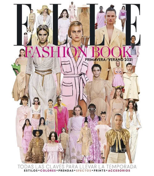 Portada Revista Elle Fashion Book Marzo 2021