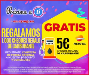 Próxima a ti Sorteo 1000 Cheques Regalo Para Repsol