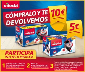 Reembolso Parcial Vileda 5 A 10 Euros