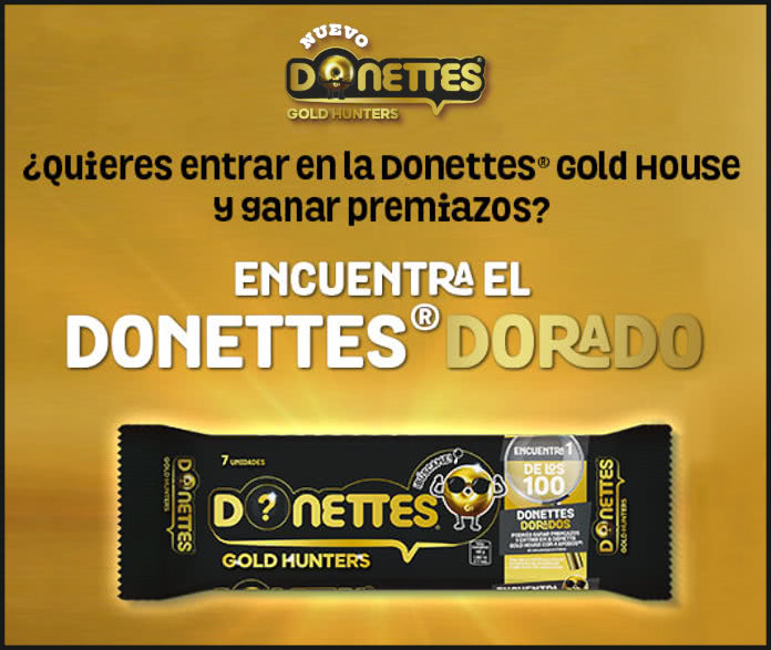 Sorteo Encuentra Donettes Dorado