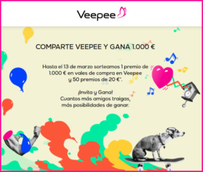 Sorteo Veepee Hasta 1000 Euros