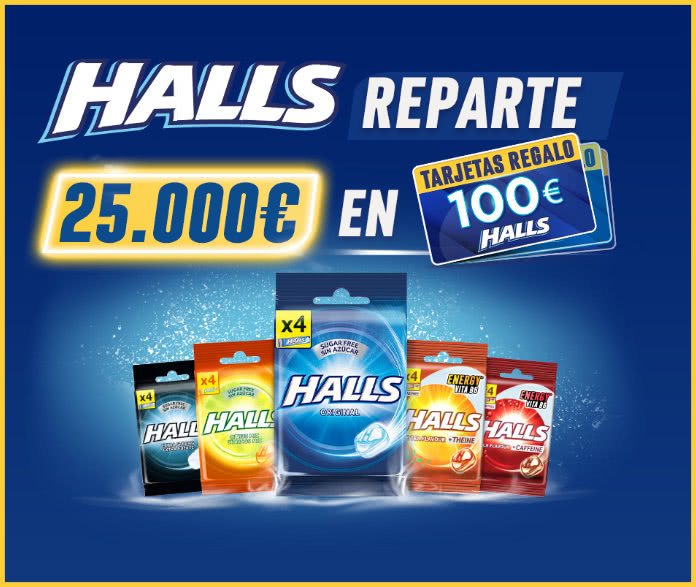 Halls Sorteo 25000 Euros Premios