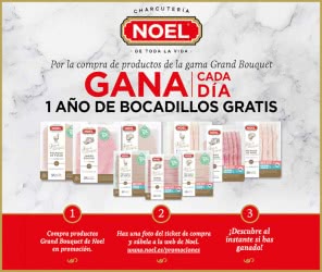 Noel Sorteo Premios Bocadillos Diarios