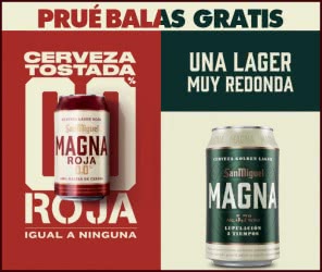 Prueba Gratis Cervezas Magna San Miguel
