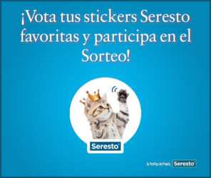 Seresto 100 Pegatinas Gato