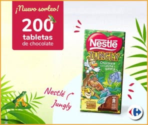 Sorteo 200 Tabletas Chocolate Nestlé Jungly