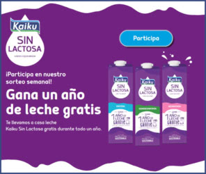 Sorteo Semanal Kaiku 1 año de leche