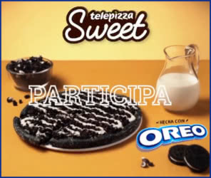 Sorteo Telepizza 15 Pizzas Oreo