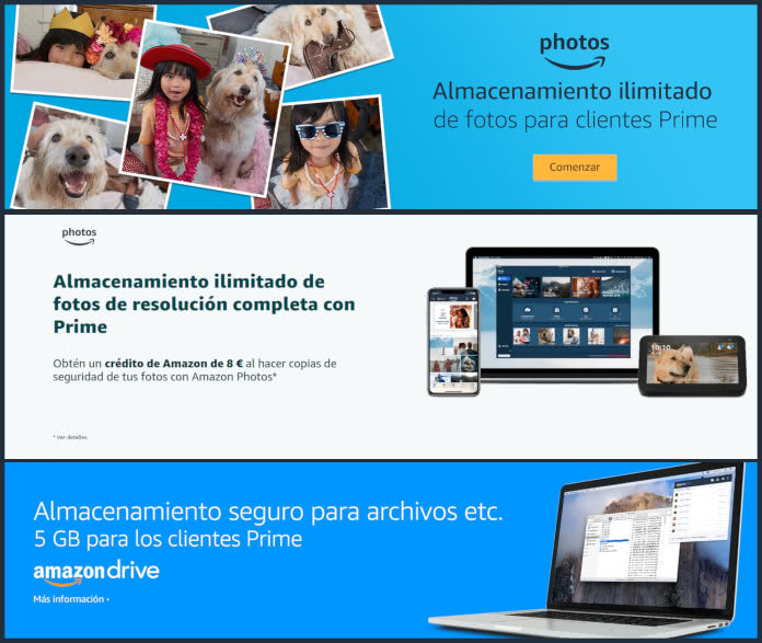 Amazon Photos Almacenamiento Ilimitado Fotos