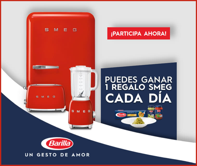 Barilla Sorteo Electrodomesticos Smeg