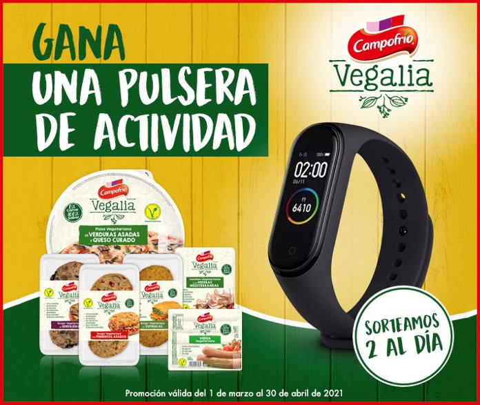 Campofrio Vegalia Sorteo Por Compra Pulsera Xiaomi Mi Band 4