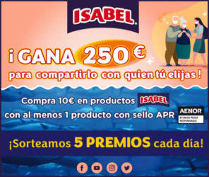 Conservas Isabel Sorteo 210 Tarjetas 250 Euros