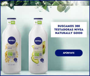 Nivea Busca 300 Probadoras Naturally Good