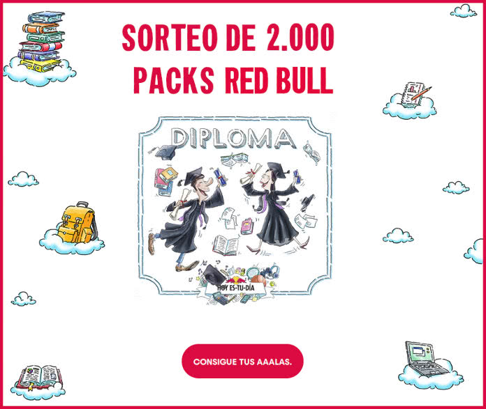 Redbull Sorteo 2000 Packs Estudiantes