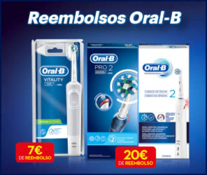 Reembolsos Oral-B Vitality, Encías y Pro