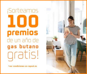 Repsol Sorteo 100 Premios Gas Butano Suministro Anual