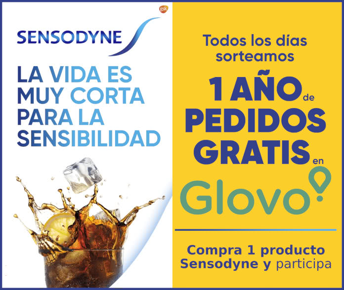 Sensodyne Sorteo Glovo 500 Euros