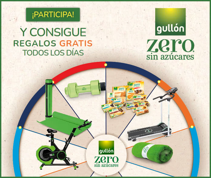 Sorteo Galletas Gullón Ruleta Premios