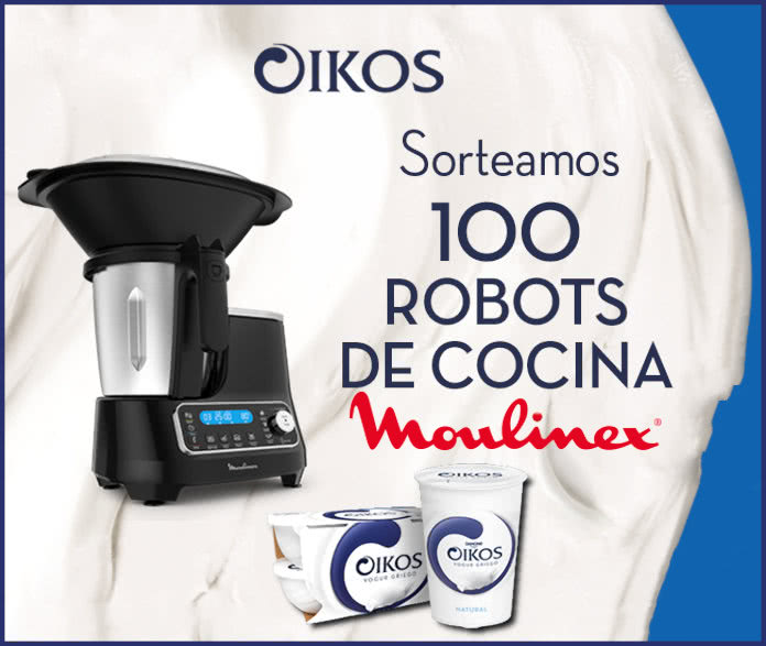 Sorteo Oikos 100 Robots Cocina Moulinex