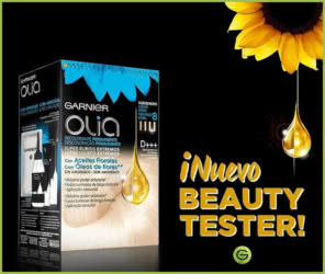 Beauty Tester Garnier Olia 80 Probadoras
