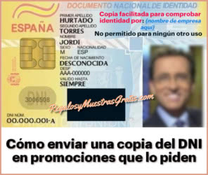 Cómo enviar Copia de DNI en promociones que lo solicitan