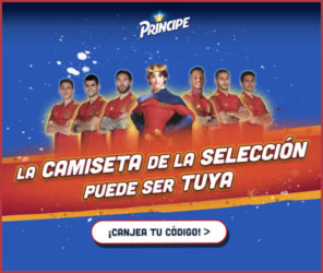 Galletas Príncipe Sorteos Camiseta Seleccion