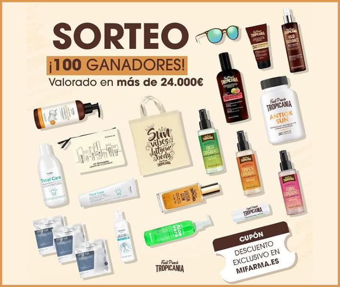 Mifarma Tropicania Sorteo 100 Premios