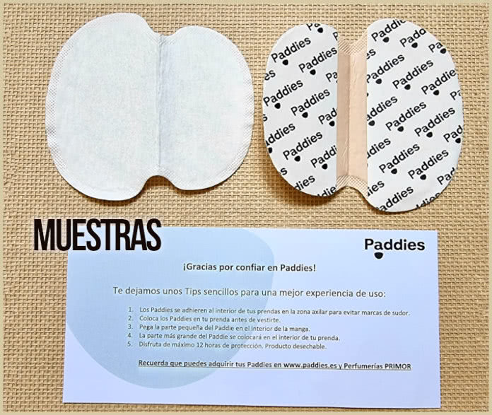 Muestras Gratis Paddies Recibidas