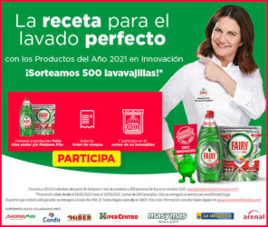 Próxima a ti y Fairy Sorteo 500 Lavavajillas