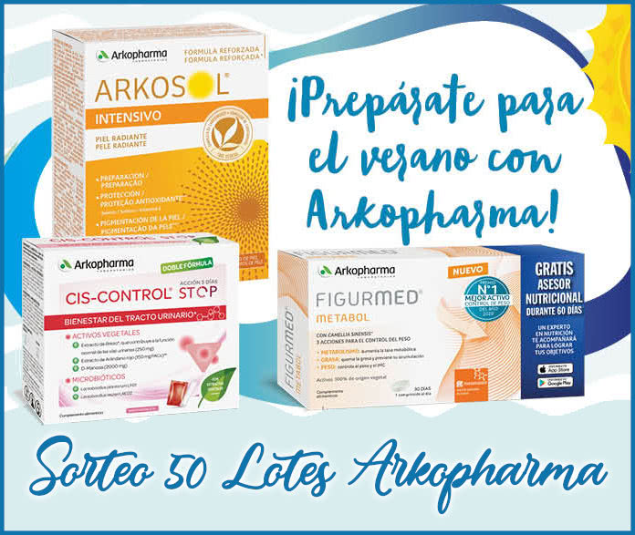 Sorteo 50 Lotes Arkopharma