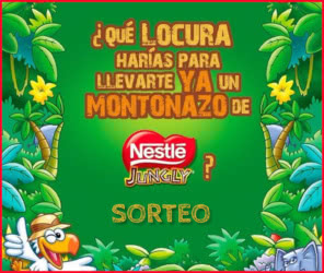 Sorteo Nestlé Jungly 5 Lotes
