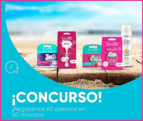 Concurso Venus Gillette 60 Premios 60 Minutos