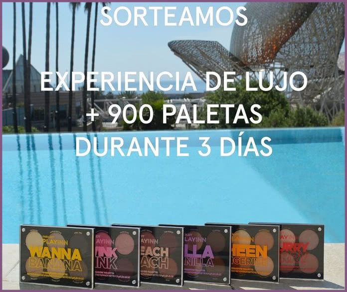 Inglot Sorteo 2 Experiencias 900 Paletas