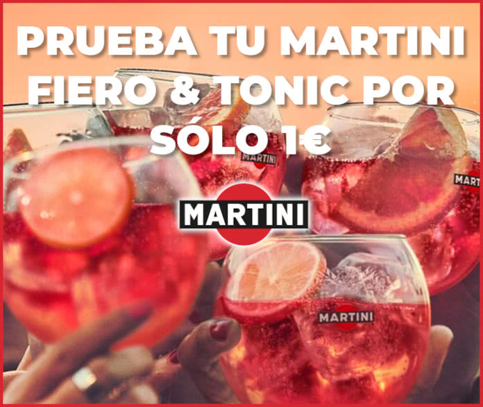 Martini regala Fiero&Tonic’s por 1€ (Madrid y Barcelona) Regalos y