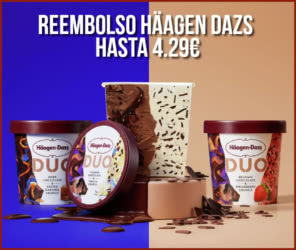 Reembolso Haagen Dazs Hasta 4,29€