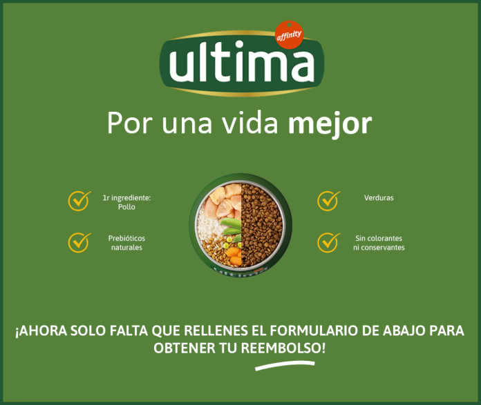 Reembolso Ultima Affinity Pienso Gatos