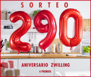Sorteo 290 Aniversario Zwilling 6 Premios