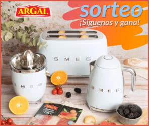 Sorteo Argal Electrodomésticos Smeg