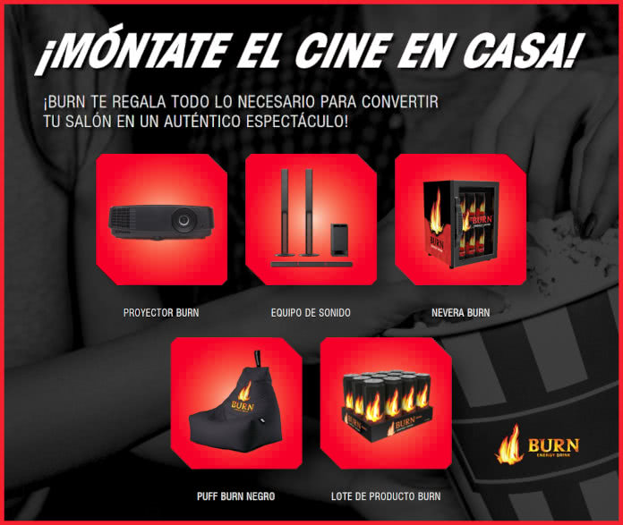 Sorteo de cine en casa