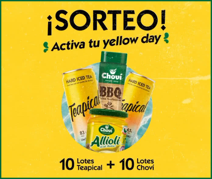 Sorteo Choví Teapical 10 Lotes