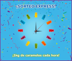 Sorteo Haribo 1kg De Caramelos Cada Hora