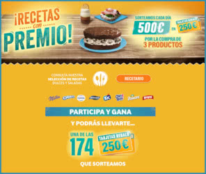 Sorteo Mondelez Recetas Con Premio 500 Euros Cada Dia