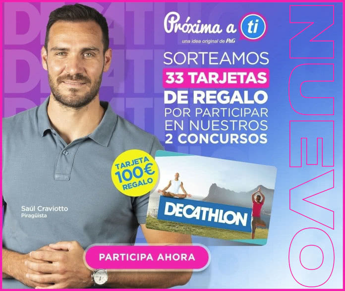 Sorteo Proximaati 33 Tarjetas Decathlon