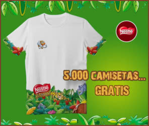 Gratis Nestle Jungly 5000 Camisetas Para Los Primeros