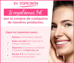 Reembolso Topicrem 3 Euros