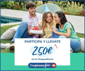 Sorteo Carrefour 250 Euros Cheque Regalo