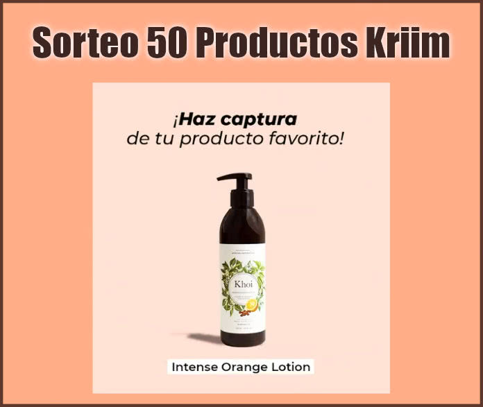 Sorteo Kriim 50 Productos