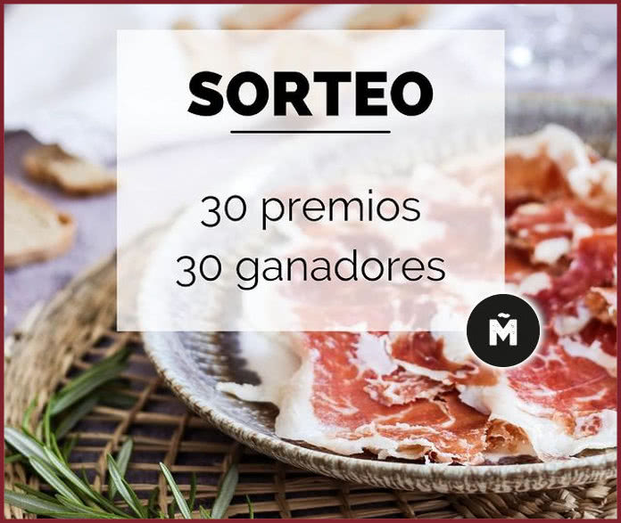 Sorteo Muñoz Rojo 30 Sobres Jamón